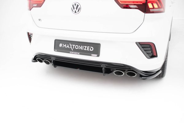 Volkswagen T-Roc R Mk1 - Difusor traseiro STREET PRO | VWTROC1PFRCNC-RS1BRB | Produto Maxton Design distribuído por Unicartuning.