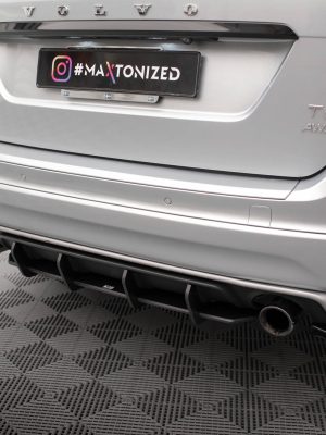 Volvo XC60 R-design Mk1 (facelift) - Difusor traseiro STREET PRO | VOXC601FRDESIGNCNC-RS1B+BRBI | Produto Maxton Design distribuído por Unicartuning.