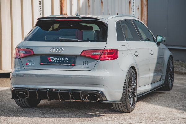 Audi RS3 8V Sportback - Splitters laterais traseiros STREET PRO | AURS38VCNC-RSD1BRB | Produto Maxton Design distribuído por Unicartuning. Audi RS3 8V Sportback - Splitters laterais traseiros STREET PRO | AURS38VCNC-RSD1BRB | Produto Maxton Design distribuído por Unicartuning.