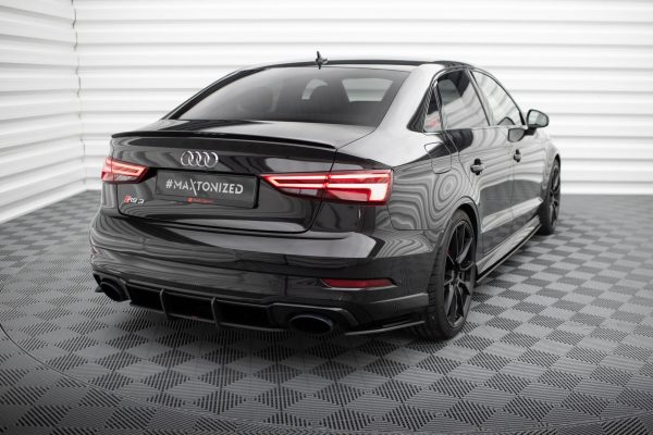 Audi RS3 Sedan 8V (facelift) - Splitters laterais traseiros STREET PRO | AURS38VFSCNC-RSD1B | Produto Maxton Design distribuído por Unicartuning. Audi RS3 Sedan 8V (facelift) - Splitters laterais traseiros STREET PRO | AURS38VFSCNC-RSD1B | Produto Maxton Design distribuído por Unicartuning.