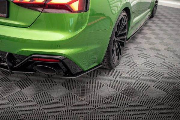 Audi RS5 F5 (facelift) - Splitters laterais traseiros STREET PRO | AURS52FCNC-RSD1B | Produto Maxton Design distribuído por Unicartuning.