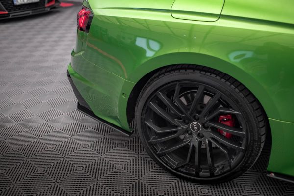 Audi RS5 F5 (facelift) - Splitters laterais traseiros STREET PRO | AURS52FCNC-RSD1B | Produto Maxton Design distribuído por Unicartuning.