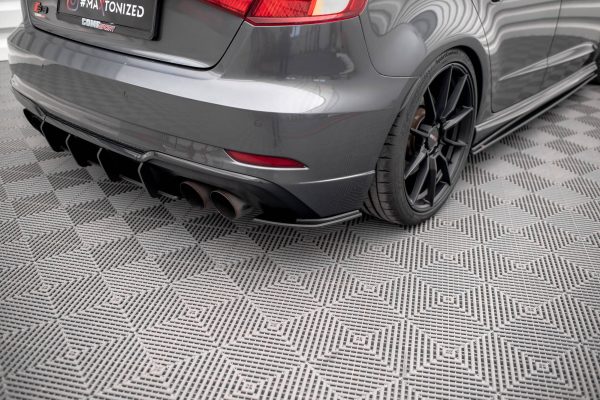 Audi S3 Sportback 8V (facelift) - Splitters laterais traseiros STREET PRO | AUS33FSBCNC-RSD1B | Produto Maxton Design distribuído por Unicartuning. Audi S3 Sportback 8V (facelift) - Splitters laterais traseiros STREET PRO | AUS33FSBCNC-RSD1B | Produto Maxton Design distribuído por Unicartuning.
