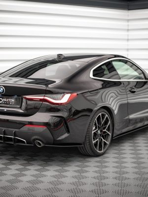 BMW 4 Pack M G22 / G23 / G22 (facelift) / G23 (facelift) - Splitters laterais traseiros STREET PRO | BM4G22MPACKCNC-RSD1B | Produto Maxton Design distribuído por Unicartuning.