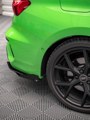 Audi RS3 Sedan 8Y - Splitters laterais traseiros STREET PRO | AURS38YSCNC-RSD1B+RSF1G | Produto Maxton Design distribuído por Unicartuning. Audi RS3 Sedan 8Y - Splitters laterais traseiros STREET PRO | AURS38YSCNC-RSD1B+RSF1G | Produto Maxton Design distribuído por Unicartuning.