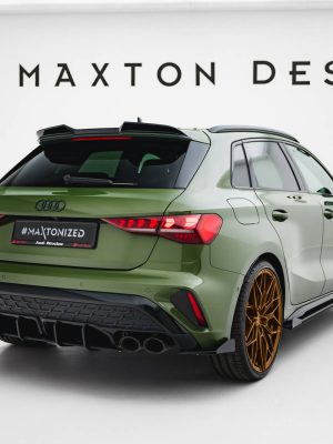 Audi S3 Sportback 8Y (facelift) - Splitters laterais traseiros STREET PRO | AUS38YFCNC-RSD1BRB+RSF1G | Produto Maxton Design distribuído por Unicartuning.