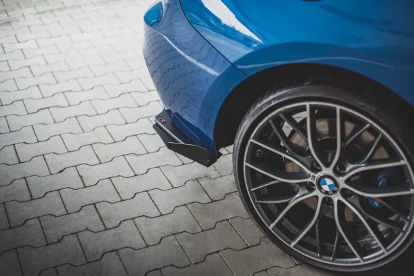 BMW M135i F20 - Splitters laterais traseiros STREET PRO | BM1F20MCNC-RSD1B+RSF1G | Produto Maxton Design distribuído por Unicartuning.