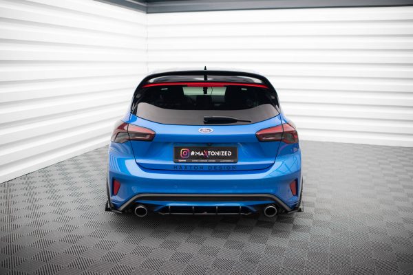 Ford Focus ST Mk4 - Splitters laterais traseiros STREET PRO | FOFO4STCNC-RSD1B+RSF1G | Produto Maxton Design distribuído por Unicartuning.