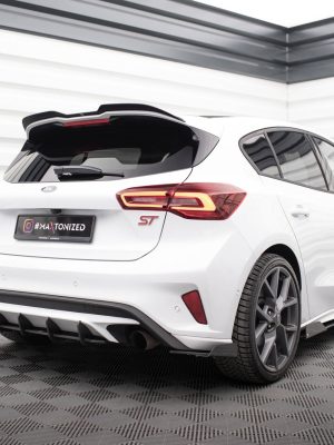 Ford Focus ST Mk4 - Splitters laterais traseiros STREET PRO | FOFO4STCNC-RSD1B+RSF1G | Produto Maxton Design distribuído por Unicartuning.