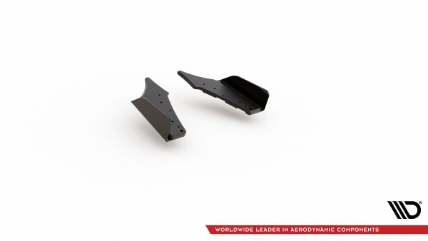 Ford Focus ST Mk4 - Splitters laterais traseiros STREET PRO | FOFO4STCNC-RSD1BRB+RSF1G | Produto Maxton Design distribuído por Unicartuning.
