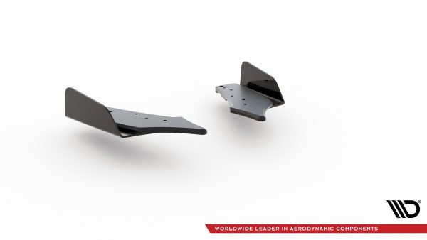Ford Focus ST Mk4 - Splitters laterais traseiros STREET PRO | FOFO4STCNC-RSD1BRB+RSF1G | Produto Maxton Design distribuído por Unicartuning.