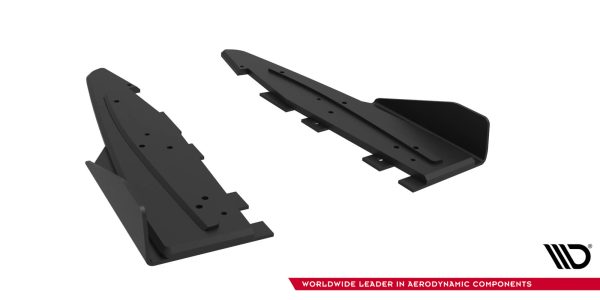 Ford Mustang GT Mk6 - Splitters laterais traseiros STREET PRO | FOMU6GTCNC-RSD1BRB+RSF1G | Produto Maxton Design distribuído por Unicartuning.