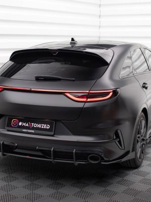 Kia Proceed GT Mk1 (facelift) - Splitters laterais traseiros STREET PRO | KICE3FPROGTCNC-RSD1BRB+RSF1G | Produto Maxton Design distribuído por Unicartuning.