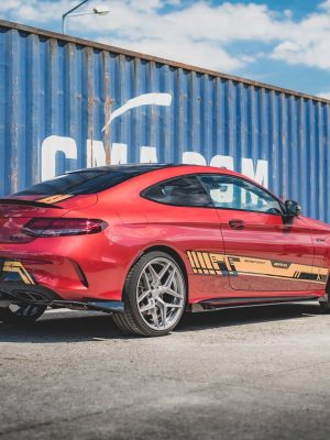 Mercedes-AMG C43 Coupé C205 - Splitters laterais traseiros STREET PRO | MEC20543AMGCNC-RSD1B+RSF1G | Produto Maxton Design distribuído por Unicartuning.