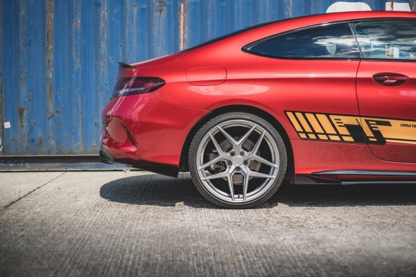 Mercedes-AMG C43 Coupé C205 - Splitters laterais traseiros STREET PRO | MEC20543AMGCNC-RSD1BRB+RSF1G | Produto Maxton Design distribuído por Unicartuning.