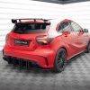 Mercedes-Benz A45 AMG W176 (facelift) - Splitters laterais traseiros STREET PRO | MEA176FAEROCNC-RSD1B+RSF1G | Produto Maxton Design distribuído por Unicartuning.