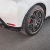 Toyota GR Yaris Mk4 - Splitters laterais traseiros STREET PRO | TOYA4GR4CNC-RSD1BRB+RSF1G | Produto Maxton Design distribuído por Unicartuning.