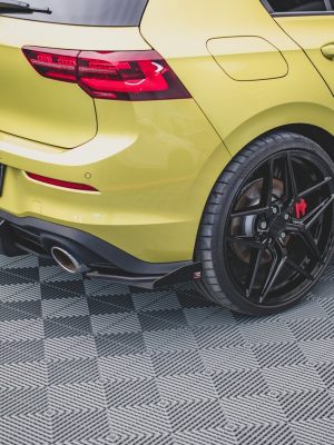 Volkswagen Golf GTI ClubSport Mk8 (facelift) - Splitters laterais traseiros STREET PRO | VWGO8GTICSCNC-RSD1B+RSF1G | Produto Maxton Design distribuído por Unicartuning.