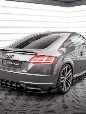 Audi TT S-Line 8s - Splitters laterais traseiros STREET PRO | AUTT3SLINECNC-RSD1B+RSF1G | Produto Maxton Design distribuído por Unicartuning.