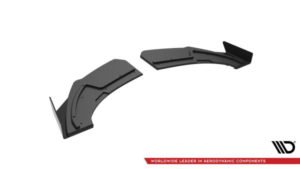 Audi TT S-Line 8s - Splitters laterais traseiros STREET PRO | AUTT3SLINECNC-RSD1BRB+RSF1G | Produto Maxton Design distribuído por Unicartuning.