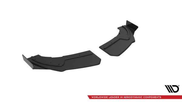 Audi TT S-Line 8s - Splitters laterais traseiros STREET PRO | AUTT3SLINECNC-RSD1BRB+RSF1G | Produto Maxton Design distribuído por Unicartuning.