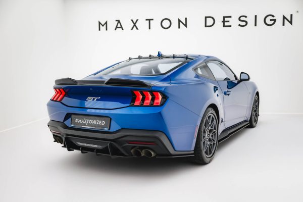 Ford Mustang GT Mk7 - Splitters laterais traseiros STREET PRO |  FOMU7GTCNC-RSD1B | Produto Maxton Design distribuído por Unicartuning.