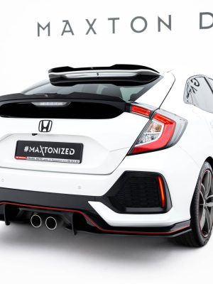 Honda Civic Sport Mk 10 - Splitters laterais traseiros STREET PRO | HOCI10SPORTCNC-RSD2B+BRBI | Produto Maxton Design distribuído por Unicartuning.