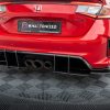 Honda Civic Type-R Mk 11 - Splitters laterais traseiros STREET PRO | HOCI11TYPERCNC-RSD1B+BRBI | Produto Maxton Design distribuído por Unicartuning.