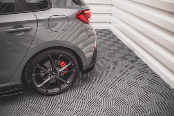 Hyundai I30 N Hatchback Mk3 (facelift) - Splitters laterais traseiros STREET PRO | HYI303FNCNC-RSD1B | Produto Maxton Design distribuído por Unicartuning.