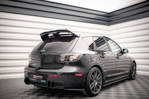 Mazda 3 Mps Mk1 modelo US-spec - Splitters laterais traseiros STREET PRO | MA3MPS1CNC-RSD1BRB | Produto Maxton Design distribuído por Unicartuning. Mazda 3 Mps Mk1 modelo US-spec - Splitters laterais traseiros STREET PRO | MA3MPS1CNC-RSD1BRB | Produto Maxton Design distribuído por Unicartuning.