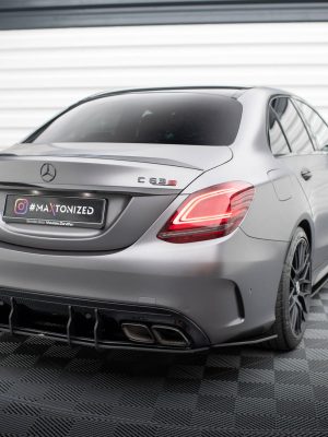 Mercedes-AMG C63 Sedan / Estate W205 (facelift) - Splitters laterais traseiros STREET PRO | MEC205F63CNC-RSD1BRB | Produto Maxton Design distribuído por Unicartuning.
