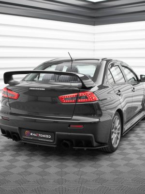 Mitsubishi Lancer Evo X - Splitters laterais traseiros STREET PRO | MILA10EVOCNC-RSD1BRB | Produto Maxton Design distribuído por Unicartuning.
