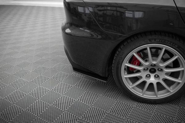 Mitsubishi Lancer Evo X - Splitters laterais traseiros STREET PRO | MILA10EVOCNC-RSD1BRB | Produto Maxton Design distribuído por Unicartuning.