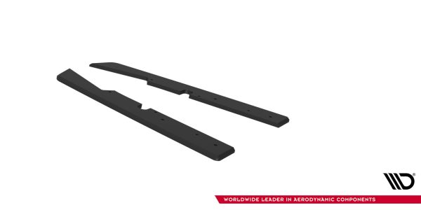 Subaru Impreza WRX STI Mk3 (facelift) - Splitters laterais traseiros STREET PRO | SUIM3FWRXSTICNC-RSD1BRB | Produto Maxton Design distribuído por Unicartuning.