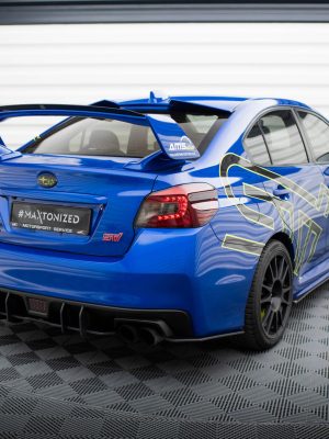 Subaru WRX STI Mk1 - Splitters laterais traseiros STREET PRO | SUIM4FWRXSTICNC-RSD1B | Produto Maxton Design distribuído por Unicartuning.