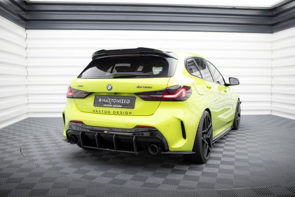 BMW 1 F40 Pack M / M135i - Splitters laterais traseiros STREET PRO V.1 | BM140MPACKCNC-RSD1BRB | Produto Maxton Design distribuído por Unicartuning.