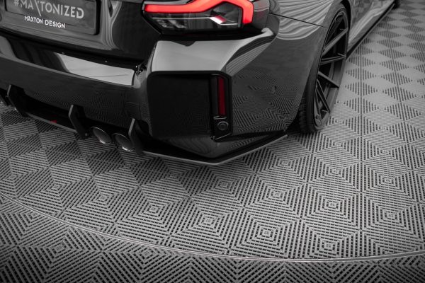 BMW M2 G87 - Splitters laterais traseiros STREET PRO V.1 | BMM2G87CNC-RSD1B | Produto Maxton Design distribuído por Unicartuning.