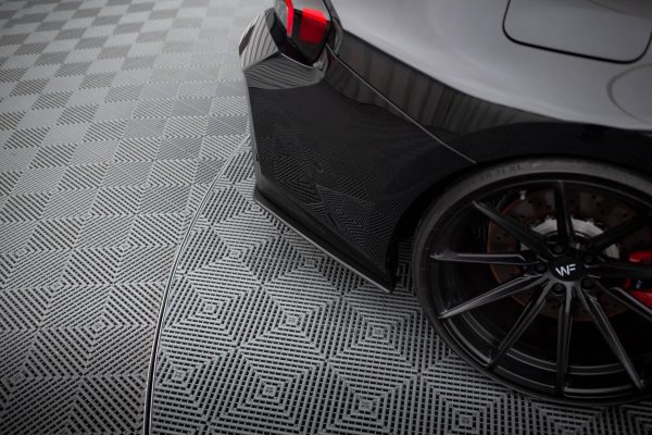 BMW M2 G87 - Splitters laterais traseiros STREET PRO V.1 | BMM2G87CNC-RSD1B | Produto Maxton Design distribuído por Unicartuning.