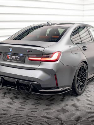 BMW M3 G80 - Splitters laterais traseiros STREET PRO V.1 | BM3G80MCNC-RSD1BRB | Produto Maxton Design distribuído por Unicartuning.
