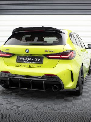 BMW 1 F40 Pack M / M135i - Splitters laterais traseiros STREET PRO V.1 V.1 | BM140MPACKCNC-RSD1B+RSF1G | Produto Maxton Design distribuído por Unicartuning.