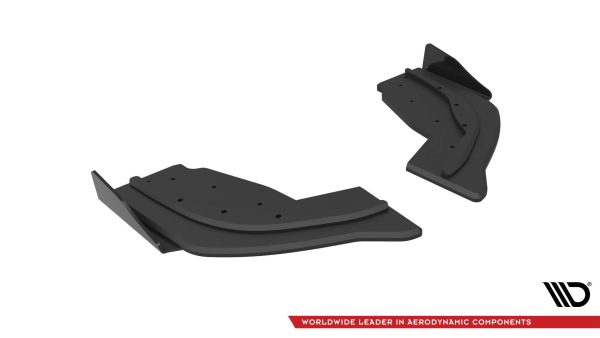 BMW 1 F40 Pack M / M135i - Splitters laterais traseiros STREET PRO V.1 V.1 | BM140MPACKCNC-RSD1B+RSF1G | Produto Maxton Design distribuído por Unicartuning.