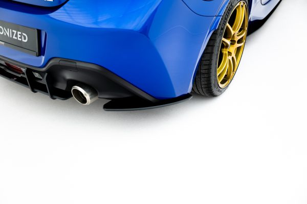 Toyota GR86 Mk1 - Splitters laterais traseiros STREET PRO V.1 | TOGR861CNC-RSD1B | Produto Maxton Design distribuído por Unicartuning.