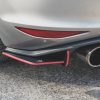 Volkswagen Golf 7 GTI - Splitters laterais traseiros STREET PRO V.1 | VWGO7GTICNC-RSD1BRB | Produto Maxton Design distribuído por Unicartuning.