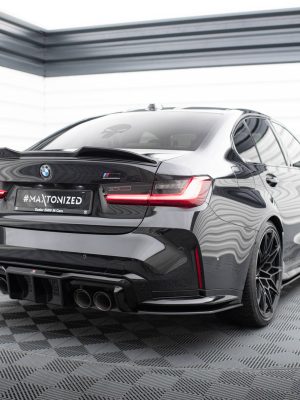 BMW M3 G80 - Splitters laterais traseiros STREET PRO V.2 | BM3G80MCNC-RSD2B | Produto Maxton Design distribuído por Unicartuning.