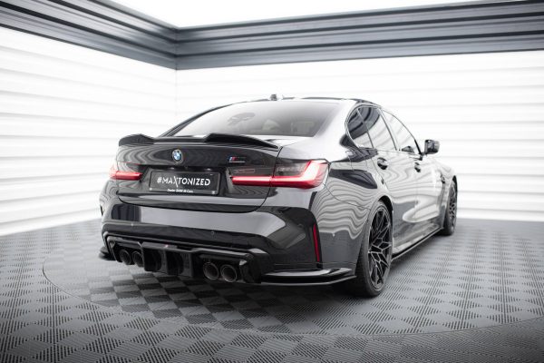 BMW M3 G80 - Splitters laterais traseiros STREET PRO V.2 | BM3G80MCNC-RSD2B | Produto Maxton Design distribuído por Unicartuning.