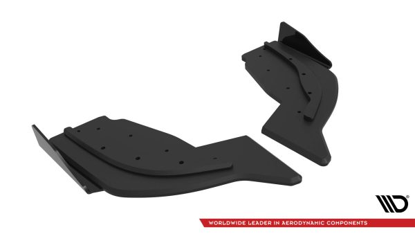 BMW 1 F40 Pack M / M135i - Splitters laterais traseiros STREET PRO V.2 | BM140MPACKCNC-RSD2B+RSF2G | Produto Maxton Design distribuído por Unicartuning.