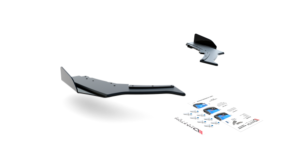 BMW 1 F20 M140i - Splitters laterais traseiros STREET PRO V.3 | BM1F20FMCNC-RSD3BRB+RSF1G | Produto Maxton Design distribuído por Unicartuning.