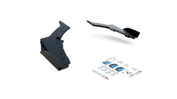 BMW 1 F20 M140i - Splitters laterais traseiros STREET PRO V.3 | BM1F20FMCNC-RSD3BRB+RSF1G | Produto Maxton Design distribuído por Unicartuning.