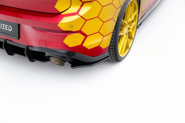 Volkswagen Golf GTI ClubSport Mk8 - Splitters laterais traseiros STREET PRO | VWGO8GTICSCNC-RSD1B | Produto Maxton Design distribuído por Unicartuning.