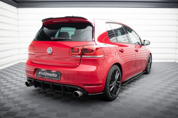 Volkswagen Golf GTI Mk6 - Splitters laterais traseiros STREET PRO | VWGO6GTICNC-RSD1BRB | Produto Maxton Design distribuído por Unicartuning.